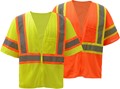 GSS Safety Standard Class 3 Two Tone Mesh Zipper Safety Vest 2005/2006