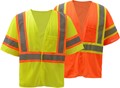 GSS Safety Standard Class 3 Two Tone Mesh Hook & Loop Safety Vest 2007/2008