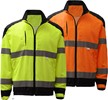GSS Safety Premium Class 3 Zipper Windbreaker Jacket with Black Bottom - Discontinued 7503/7504
