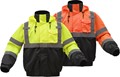GSS Safety Class 3 3-IN-1 Waterproof Bomber with New Removable Fleece 8003/8004
