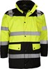 GSS Safety Class 3 Waterproof Fleece-Lined Parka Jacket 8501