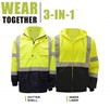 GSS Safety [Wear Together] Class 3 Rain Jacket & Hoodie 6003-7003