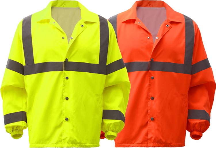 GSS Safety Standard Class 3 Snap Button Windbreaker Jacket 7501/7502