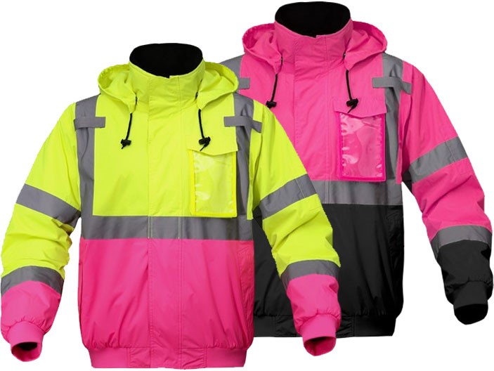 GSS Safety Unisex Bomber Jacket Pink 8018/8019