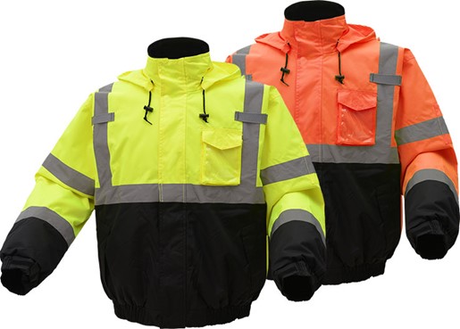 GSS Safety Class 3 Waterproof Quilt-Lined Bomber Jacket 8001/8002