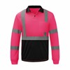 GSS GSS Color Non ANSI Long Sleeve Safety Polo with Black Bottom 5033-5039 View 11