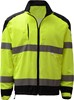 GSS Safety Premium Class 3 Zipper Windbreaker Jacket with Black Bottom - Discontinued 7503/7504 View 2