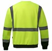 GSS Safety Class 3 Crewneck sweatshirt with Black Bottom 7031 View 3