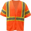 GSS Safety Standard Class 3 Two Tone Mesh Zipper Safety Vest 2005/2006 View 4