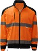 GSS Safety Premium Class 3 Zipper Windbreaker Jacket with Black Bottom - Discontinued 7503/7504 View 4