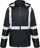 GSS Safety Class 3 Softshell Sweatshirt w/black Bottom 7515/7517 View 4