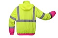 GSS Safety Unisex Bomber Jacket Pink 8018/8019 View 4