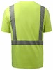 GSS Safety Class 2-ECO-UNIFI 50% Recycled Polyster/50% cotton blended Safety T-Shirt 9501 View 4