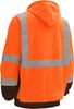 GSS Safety Class 3 Zipper Front Hooded Sweatshirt with Black Bottom 7003/7004 View 5