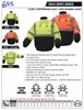 GSS Safety Class 3 Waterproof Quilt-Lined Bomber Jacket 8001/8002 View 6