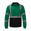 GSS GSS Color Non ANSI Long Sleeve Safety Polo with Black Bottom 5033-5039 View 7