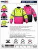 GSS Safety Unisex Bomber Jacket Pink 8018/8019 View 8