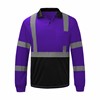 GSS GSS Color Non ANSI Long Sleeve Safety Polo with Black Bottom 5033-5039 View 9