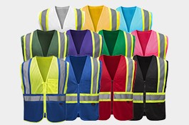 Enhanced Visibility Multi-color Vest